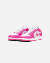 Jordan Kids' Air Jordan 1 Low (GS) Fire Pink/Iris Whisper White