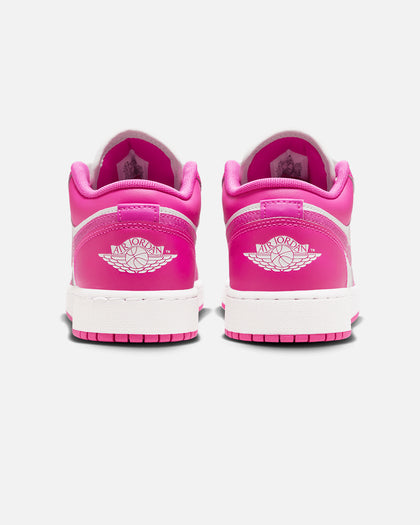 Jordan Kids' Air Jordan 1 Low (GS) Fire Pink/Iris Whisper White