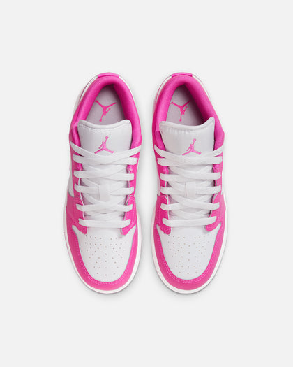 Jordan Kids' Air Jordan 1 Low (GS) Fire Pink/Iris Whisper White