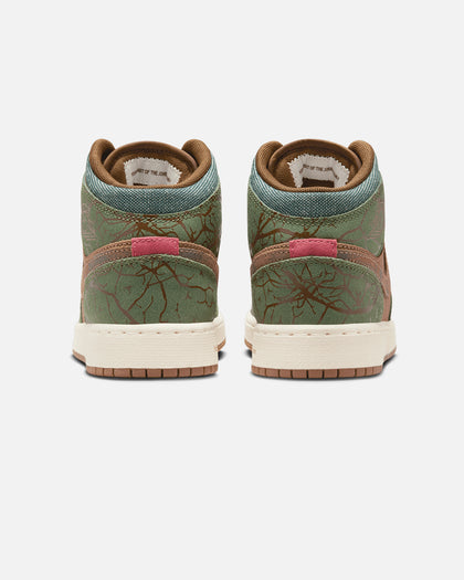 Jordan Kids' Air Jordan 1 Mid (GS) "Sneaker School"  Archaeo Brown