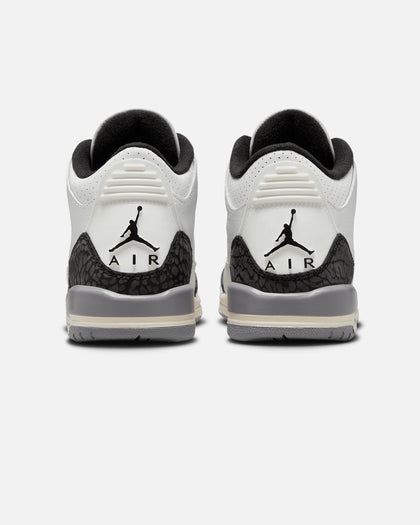Jordan Kids' Air Jordan 3 Retro (GS) "Cement Grey" Summit White/Fire Red Cement