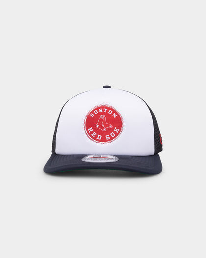 New Era Boston Red Sox Golfer Trucker Snapback White/Navy