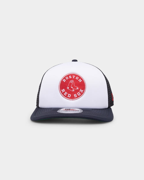 New Era Boston Red Sox Golfer Trucker Snapback White/Navy