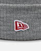 New Era Branded Beanie Grey