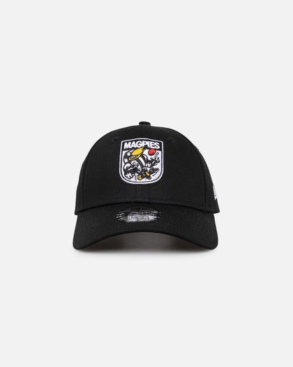 New Era Kids' Collingwood Magpies 'AFL Retro Mascot' 9FORTY Strapback OTC