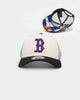 New Era Boston Red Sox 'Retro Mosaic' 9FORTY A-Frame Trucker Snapback White/Black