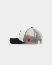 New Era Boston Red Sox 'Retro Mosaic' 9FORTY A-Frame Trucker Snapback White/Black