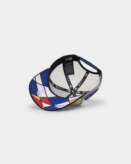 New Era Boston Red Sox 'Retro Mosaic' 9FORTY A-Frame Trucker Snapback White/Black