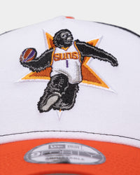 New Era Phoenix Suns 'Mascot Magic' Foam Front 9FORTY A-Frame Trucker Snapback White/Orange