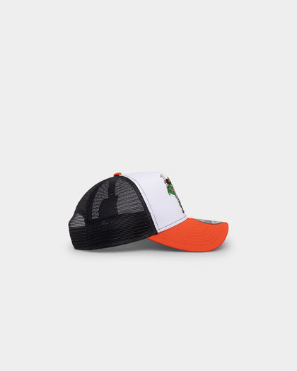 New Era Houston Astros 'Mascot Magic' Foam Front 9FORTY A-Frame Trucker Snapback White/Orange