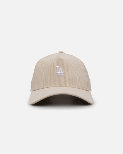 New Era Los Angeles Dodgers 'Micro Cord Cream' 9FORTY A-Frame Snapback Cream/White