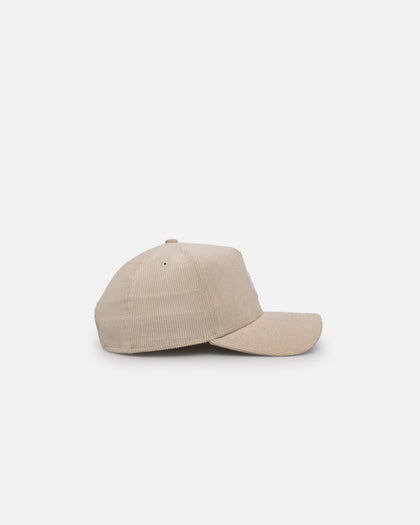 New Era Las Vegas Raiders 'Micro Cord Cream' 9FORTY A-Frame Snapback Cream/White