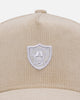 New Era Las Vegas Raiders 'Micro Cord Cream' 9FORTY A-Frame Snapback Cream/White