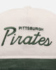 New Era Pittsburgh Pirates 'Currency Corduroy' Golfer Pre-Curved Snapback Chrome White