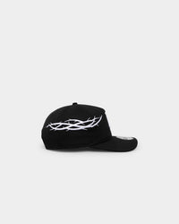 New Era Los Angeles Dodgers 'Twisted Thorns' Golfer Pre-Curved Snapback Black