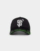 New Era San Francisco Giants 'Glow In The Dark' 9FORTY A-Frame Trucker Snapback Black/Neon Green