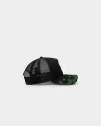 New Era San Francisco Giants 'Glow In The Dark' 9FORTY A-Frame Trucker Snapback Black/Neon Green