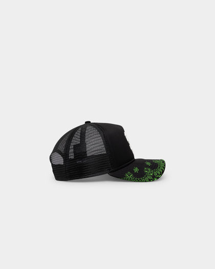 New Era San Francisco Giants 'Glow In The Dark' 9FORTY A-Frame Trucker Snapback Black/Neon Green