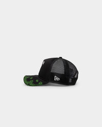 New Era San Francisco Giants 'Glow In The Dark' 9FORTY A-Frame Trucker Snapback Black/Neon Green