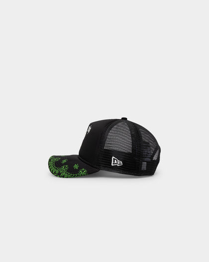 New Era San Francisco Giants 'Glow In The Dark' 9FORTY A-Frame Trucker Snapback Black/Neon Green