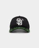 New Era San Diego Padres 'Glow In The Dark' 9FORTY A-Frame Trucker Snapback Black/Neon Green