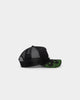 New Era Oakland Athletics 'Glow In The Dark' 9FORTY A-Frame Trucker Snapback Black/Neon Green