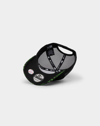 New Era Oakland Athletics 'Glow In The Dark' 9FORTY A-Frame Trucker Snapback Black/Neon Green