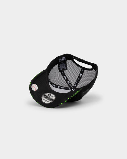 New Era Chicago White Sox 'Glow In The Dark' 9FORTY A-Frame Trucker Snapback Black/Neon Green