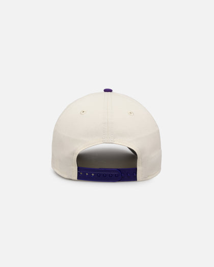 New Era Los Angeles Lakers 'Tall Text' 9FORTY A-Frame Snapback Chrome White/OTC