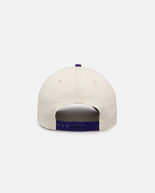 New Era Los Angeles Lakers 'Tall Text' 9FORTY A-Frame Snapback Chrome White/OTC