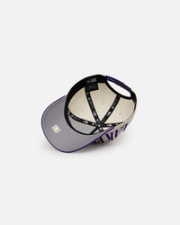 New Era Los Angeles Lakers 'Tall Text' 9FORTY A-Frame Snapback Chrome White/OTC