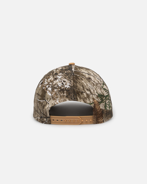 New Era Los Angeles Dodgers 'Real Tree Tan Suede' 9FORTY A-Frame Snapback Real Tree