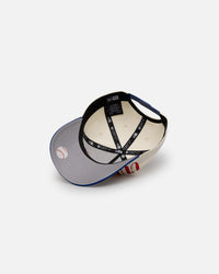New Era Chicago Cubs 'Tall Text' 9FORTY A-Frame Snapback Chrome White/OTC