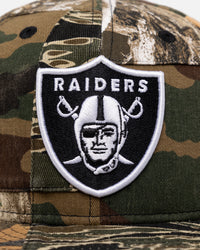New Era Las Vegas Raiders 'Patchwork Camo' 59FIFTY Fitted Woodland Camo