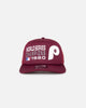 New Era Philadelphia Pillies 'Puff Print' Pre-Curved Golfer Trucker Snapback Russet