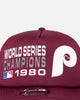 New Era Philadelphia Pillies 'Puff Print' Pre-Curved Golfer Trucker Snapback Russet