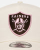 New Era Oakland Raiders 'Neapolitan Chrome' 9FORTY A-Frame Snapback Chrome/Pink Met