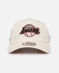 New Era Los Angeles Lakers 'Neapolitan Chrome' 9FORTY A-Frame Snapback Chrome/Pink Met