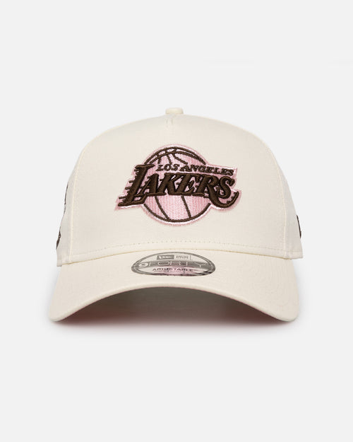 New Era Los Angeles Lakers 'Neapolitan Chrome' 9FORTY A-Frame Snapback Chrome/Pink Met