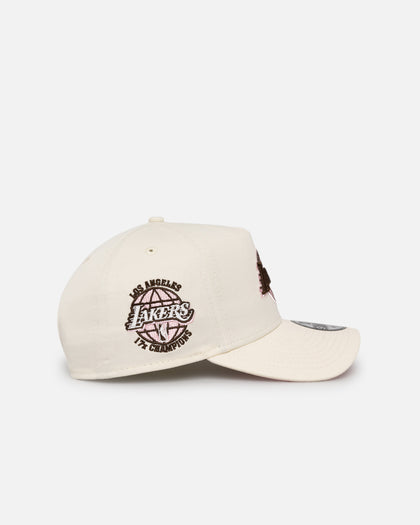 New Era Los Angeles Lakers 'Neapolitan Chrome' 9FORTY A-Frame Snapback Chrome/Pink Met