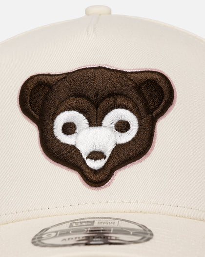 New Era Chicago Cubs 'Neapolitan Chrome' 9FORTY A-Frame Snapback Chrome/Pink Met