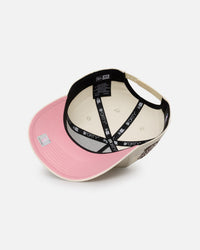 New Era Chicago Bulls 'Neapolitan Chrome' 9FORTY A-Frame Snapback Chrome/Pink Met
