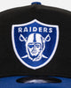 New Era Las Vegas Raiders 'Retro Royal' 9FORTY A-Frame Snapback Black/Royal