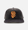 New Era San Francisco Giants 'Washed Corduroy Golfer' Pre-Curved Golfer Snapback Washed Black