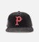 New Era Pittsburgh Pirates 'Washed Corduroy Golfer' Pre-Curved Golfer Snapback Washed Black