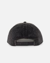 New Era Pittsburgh Pirates 'Washed Corduroy Golfer' Pre-Curved Golfer Snapback Washed Black