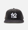 New Era New York Yankees 'Washed Corduroy Golfer' Pre-Curved Golfer Snapback Washed Black