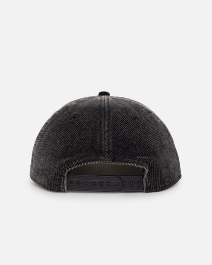 New Era New York Yankees 'Washed Corduroy Golfer' Pre-Curved Golfer Snapback Washed Black