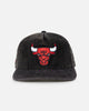 New Era Chicago Bulls 'Washed Corduroy Golfer' Pre-Curved Golfer Snapback Washed Black