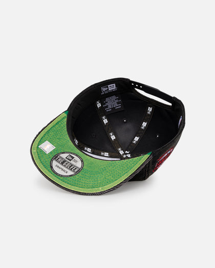 New Era Chicago Bulls 'Washed Corduroy Golfer' Pre-Curved Golfer Snapback Washed Black